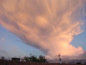 Cielo al atardecer el 13 de octubre de 2010??